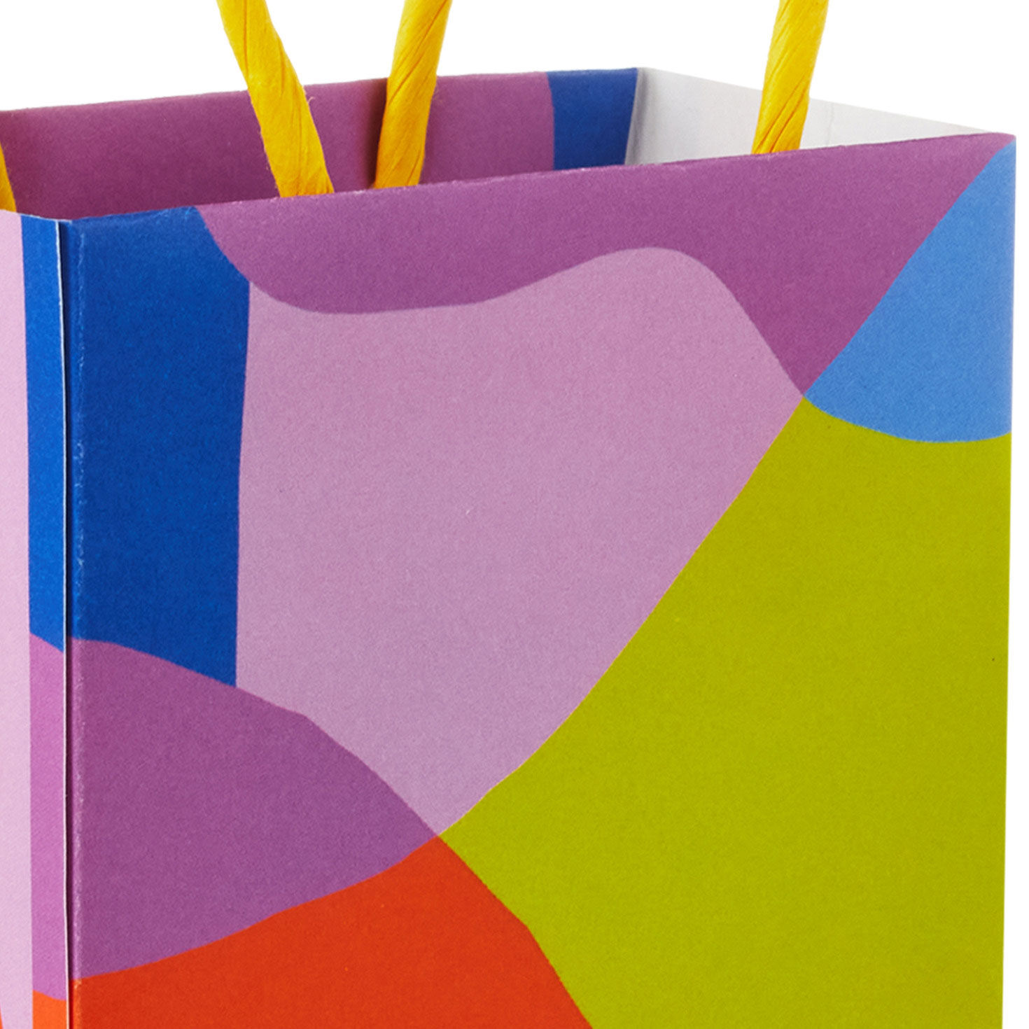 4" Abstract Neon Shapes Mini Treat Bags With Handles, Pack of 4, , large image number 4