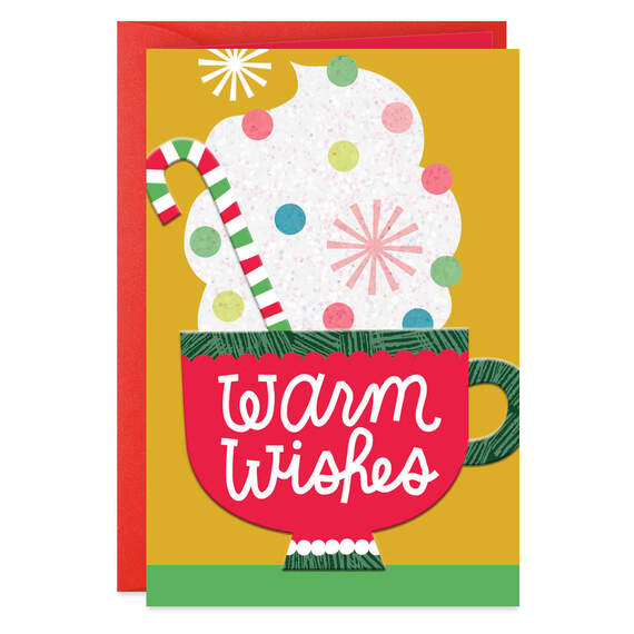 3.25" Mini Warm and Cozy Wishes Cocoa Christmas Card, , large image number 3