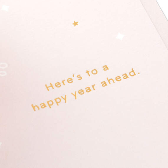 Here's to a Happy Year Ahead 3D Pop-Up Birthday Card, , large image number 3