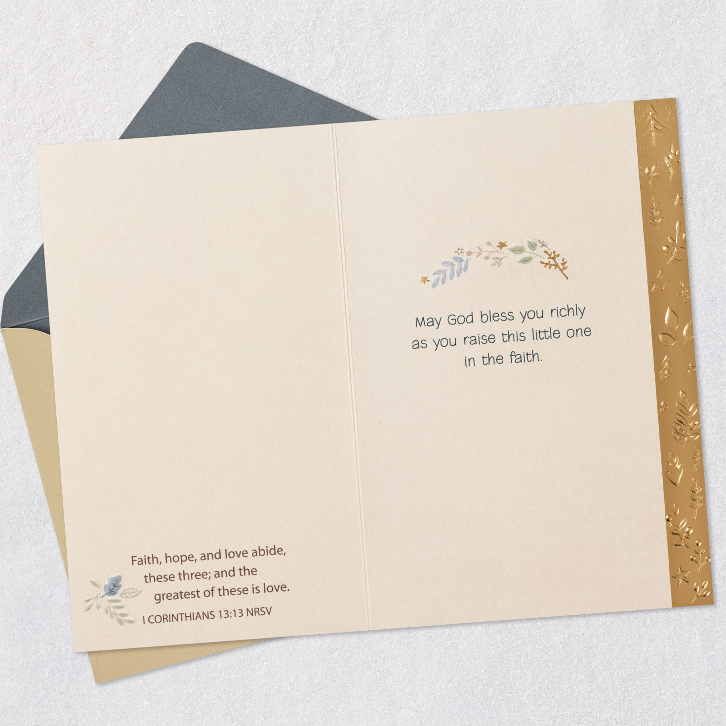 May God Bless You Religious Baptism Card for Godson for only USD 2.99 | Hallmark