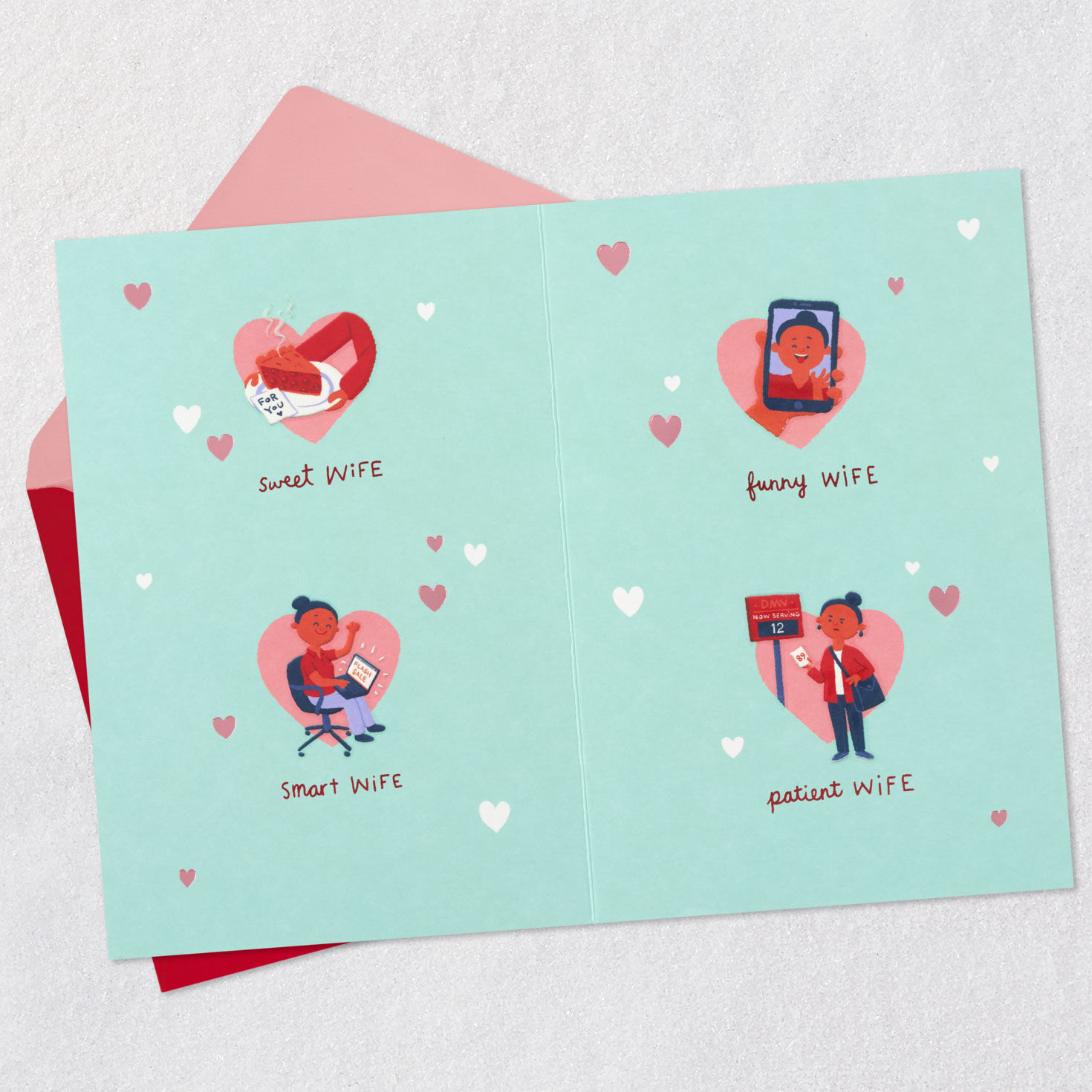 Love Everything You Are Valentine's Day Card for Wife, , large image number 3