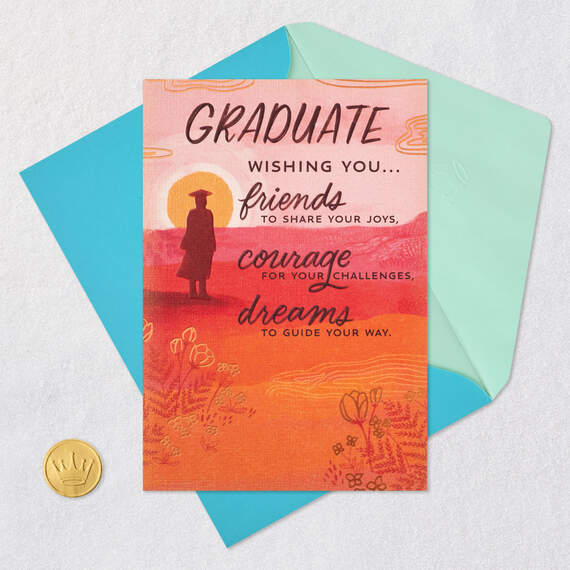 Wishing You Happiness Graduation Card, , large image number 5