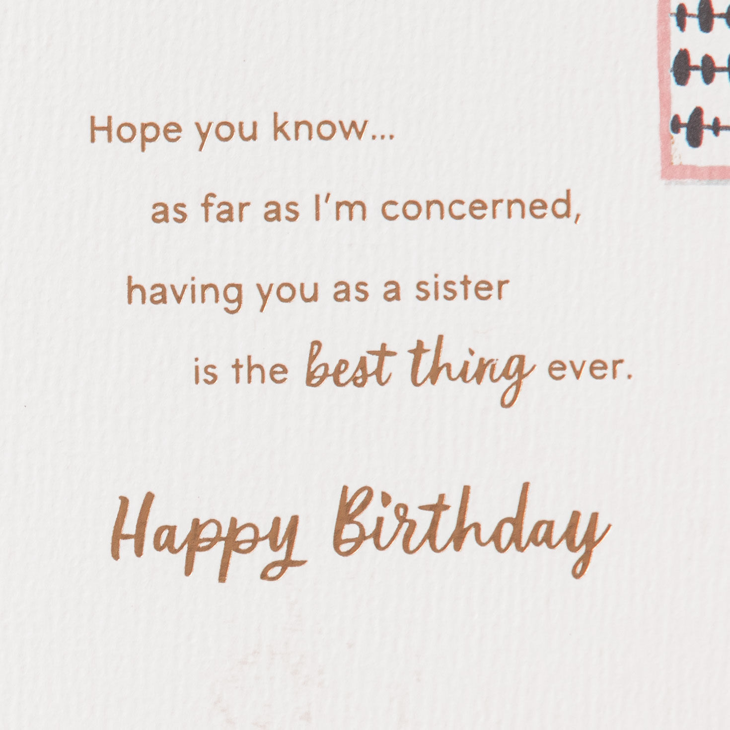 Grateful for All the Things Birthday Card for Sister, , large image number 3