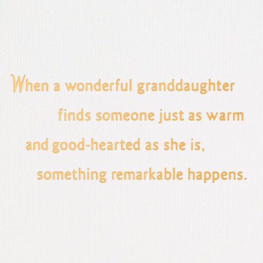 Happy You Have Each Other Anniversary Card for Granddaughter and Spouse, 