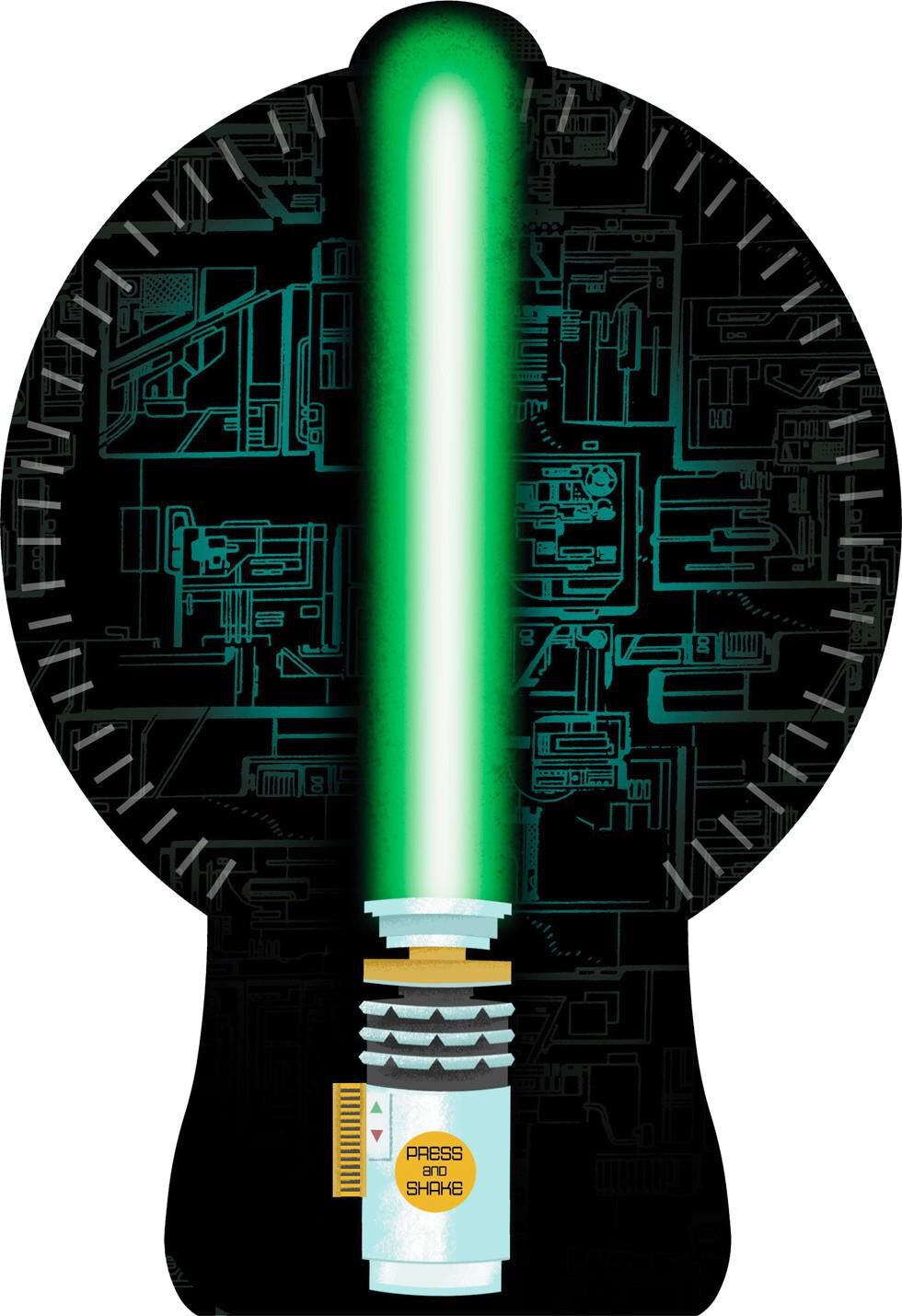 Star Wars™ Lightsaber™ Musical Birthday Card With Light