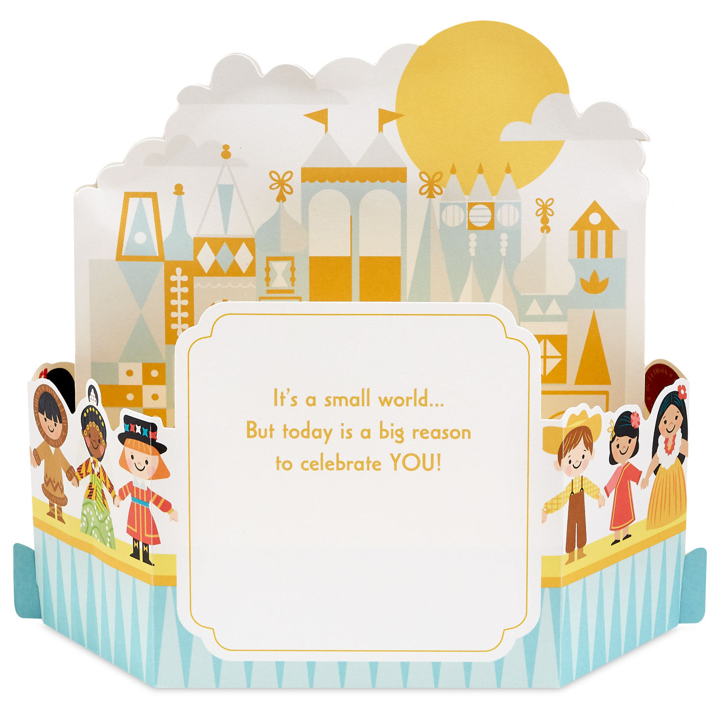 Disney It’s a Small World Celebrating You Musical 3D Pop-Up Card With Motion for only USD 12.99 | Hallmark