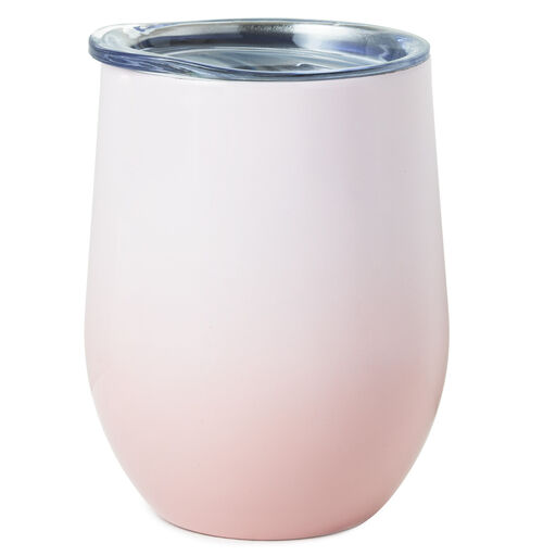 Hallmark Channel On, Worries Gone Stainless Steel Wine Tumbler, 12 oz., 