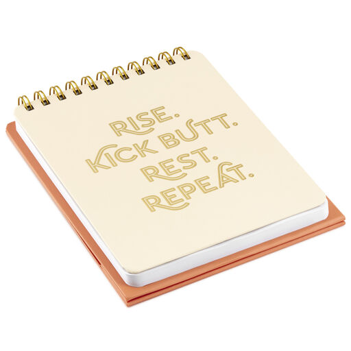 Kick Butt, Repeat Easel Notebook, 