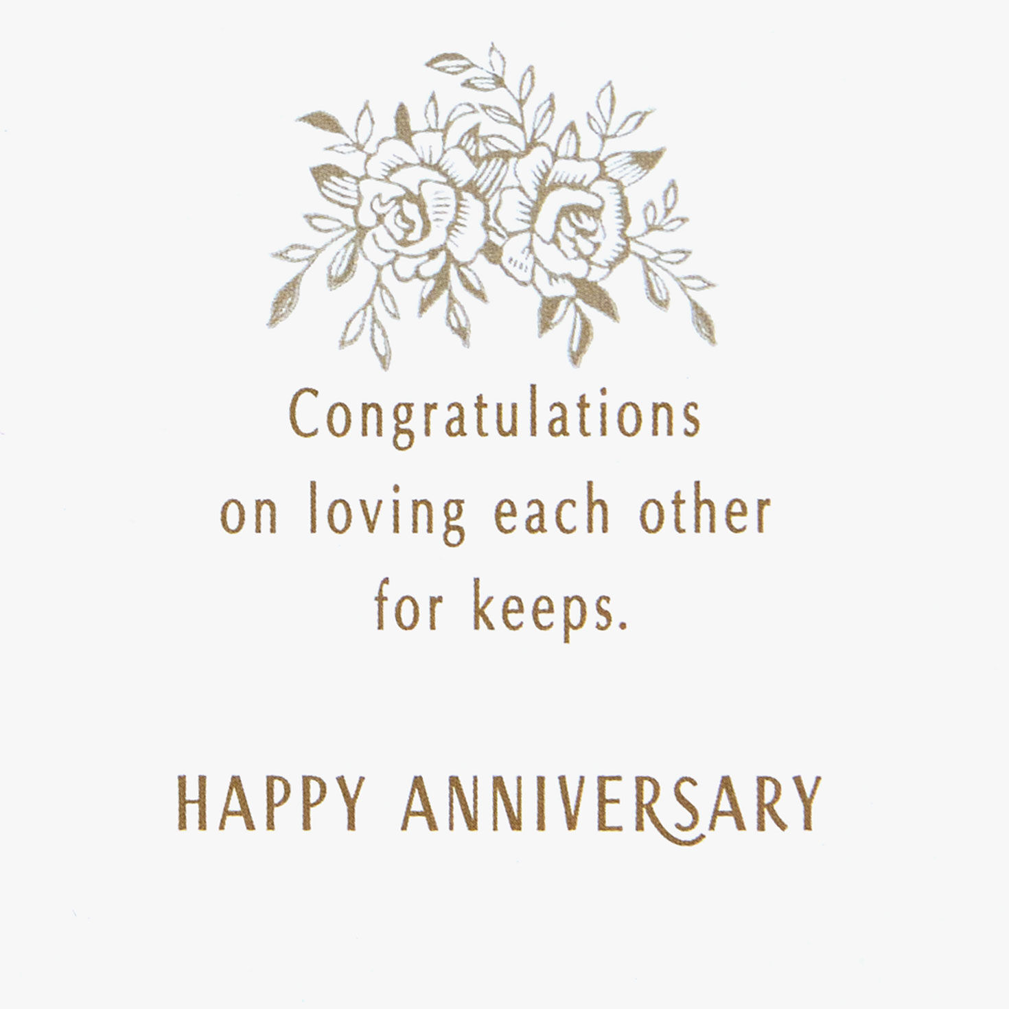 Rustic Wood and Twine Anniversary Card for Couple Sentiment image number 2
