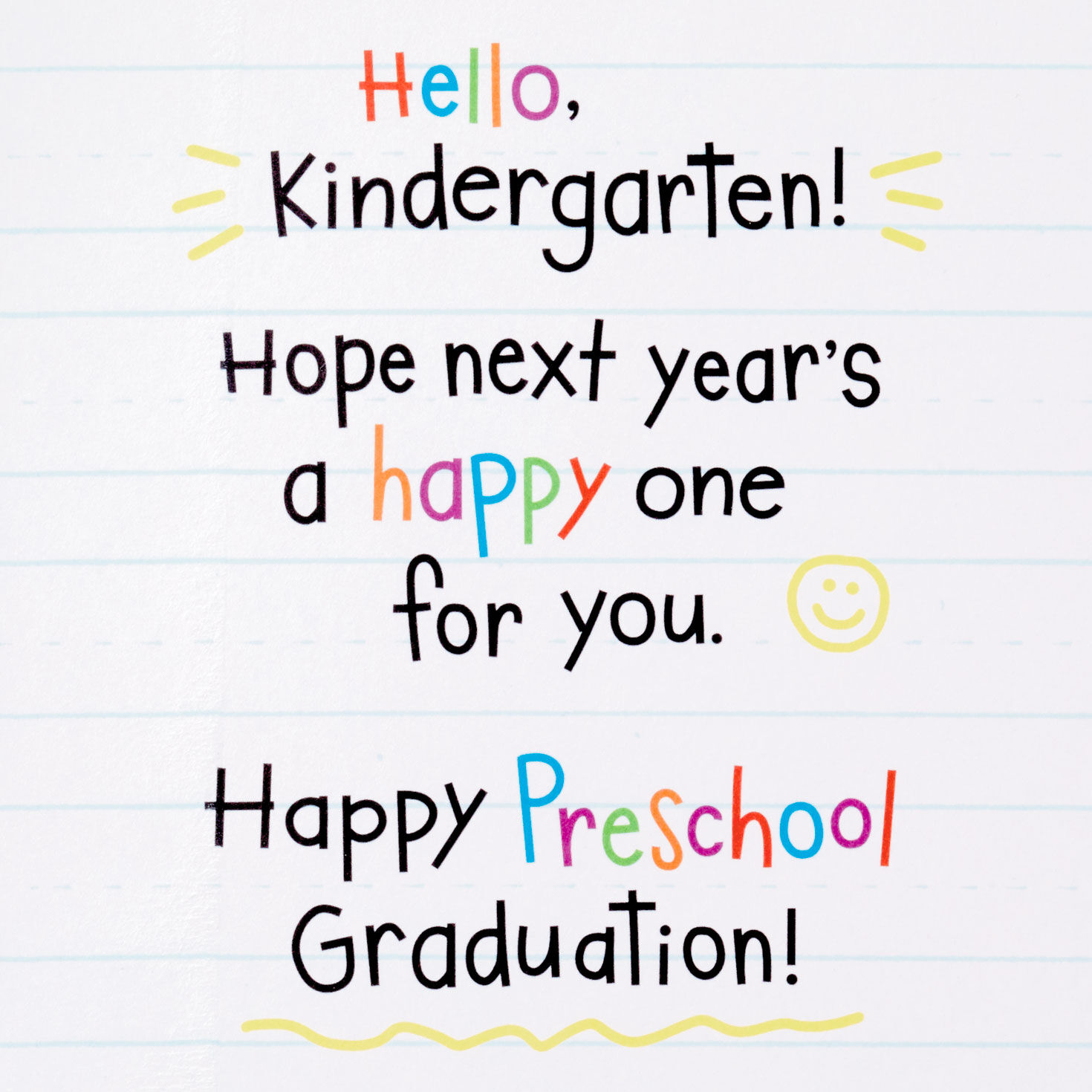 Classroom Characters Preschool Graduation Card for Kid, , large image number 2