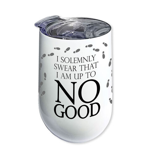 Harry Potter Mischief Managed Stainless Steel Stemless Glass, 16 oz., 