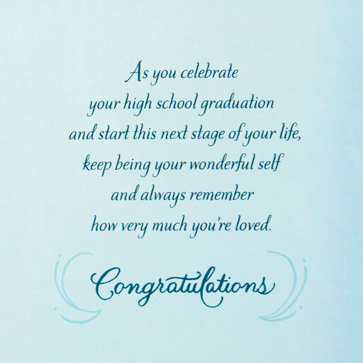 Globe High School Graduation Card for Granddaughter, 