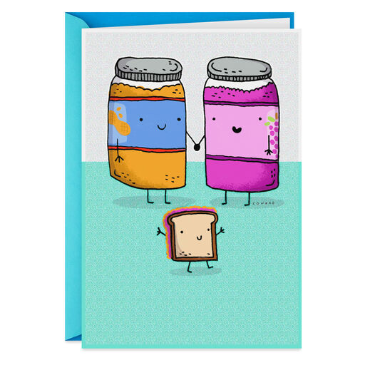 Peanut Butter and Jelly Romantic Father's Day Card, 