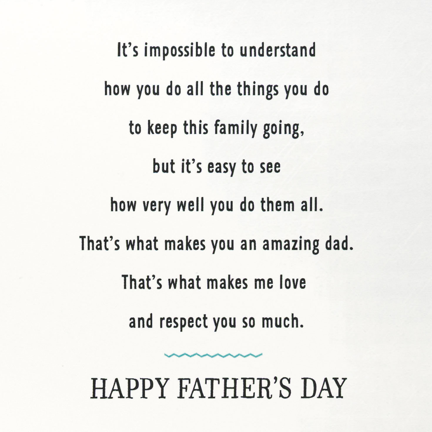 Metallic Gears Dad Father's Day Card Sentiment image number 3