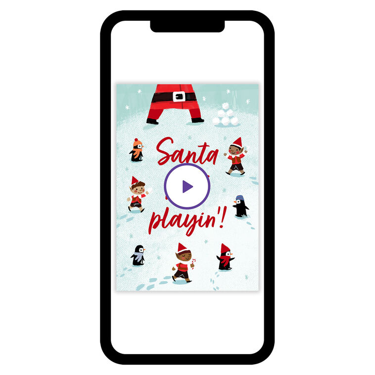 Santa's Sleighin' Christmas eCard