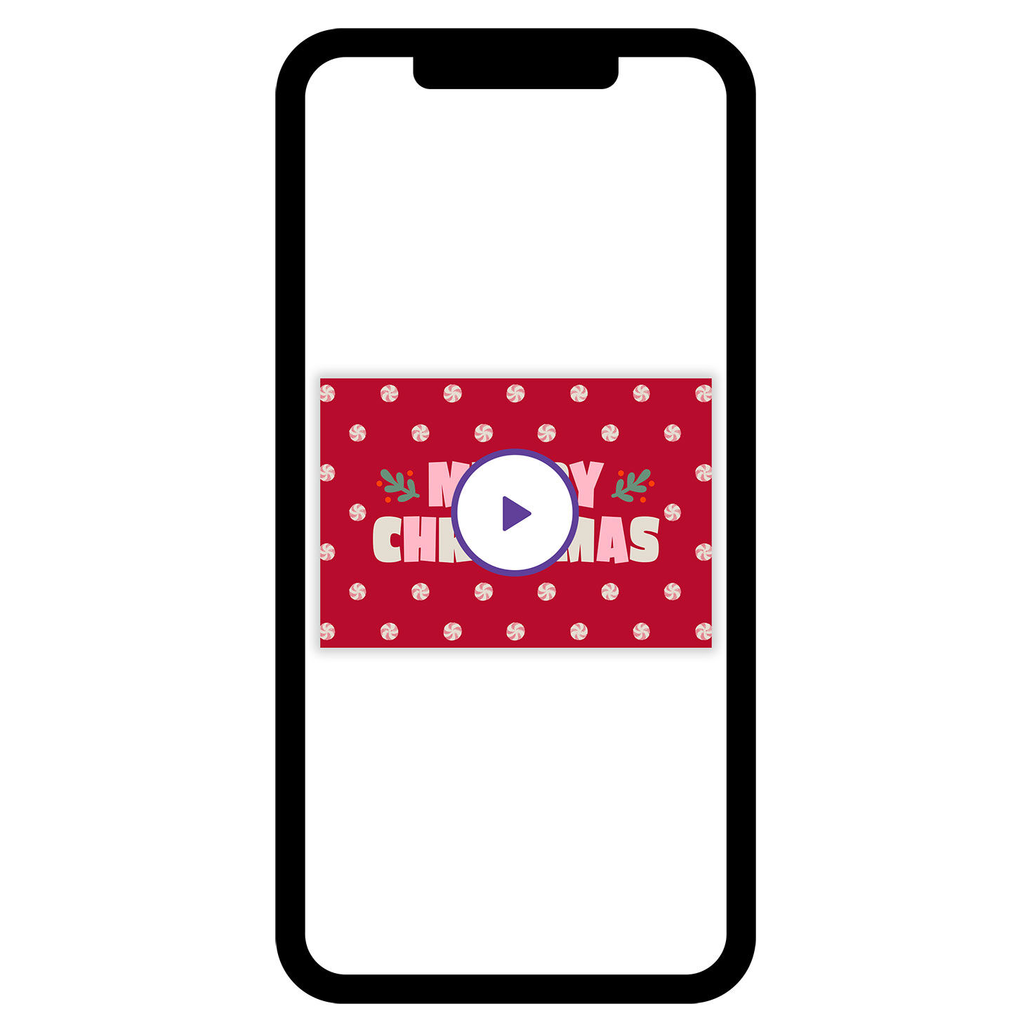 Peppermint Fun Custom Christmas eCard