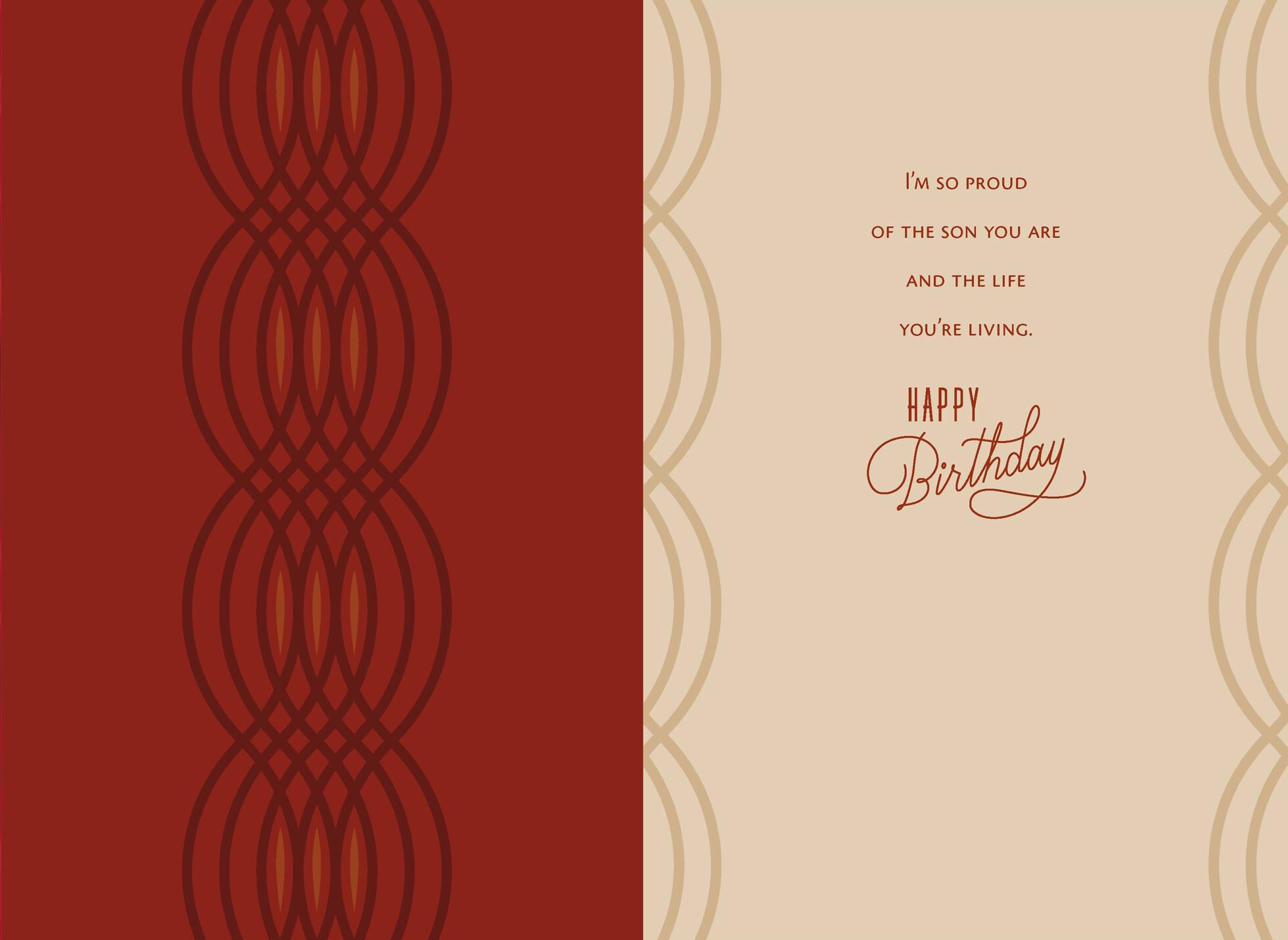 Proud of Your Wild Spirit Birthday Card for Son