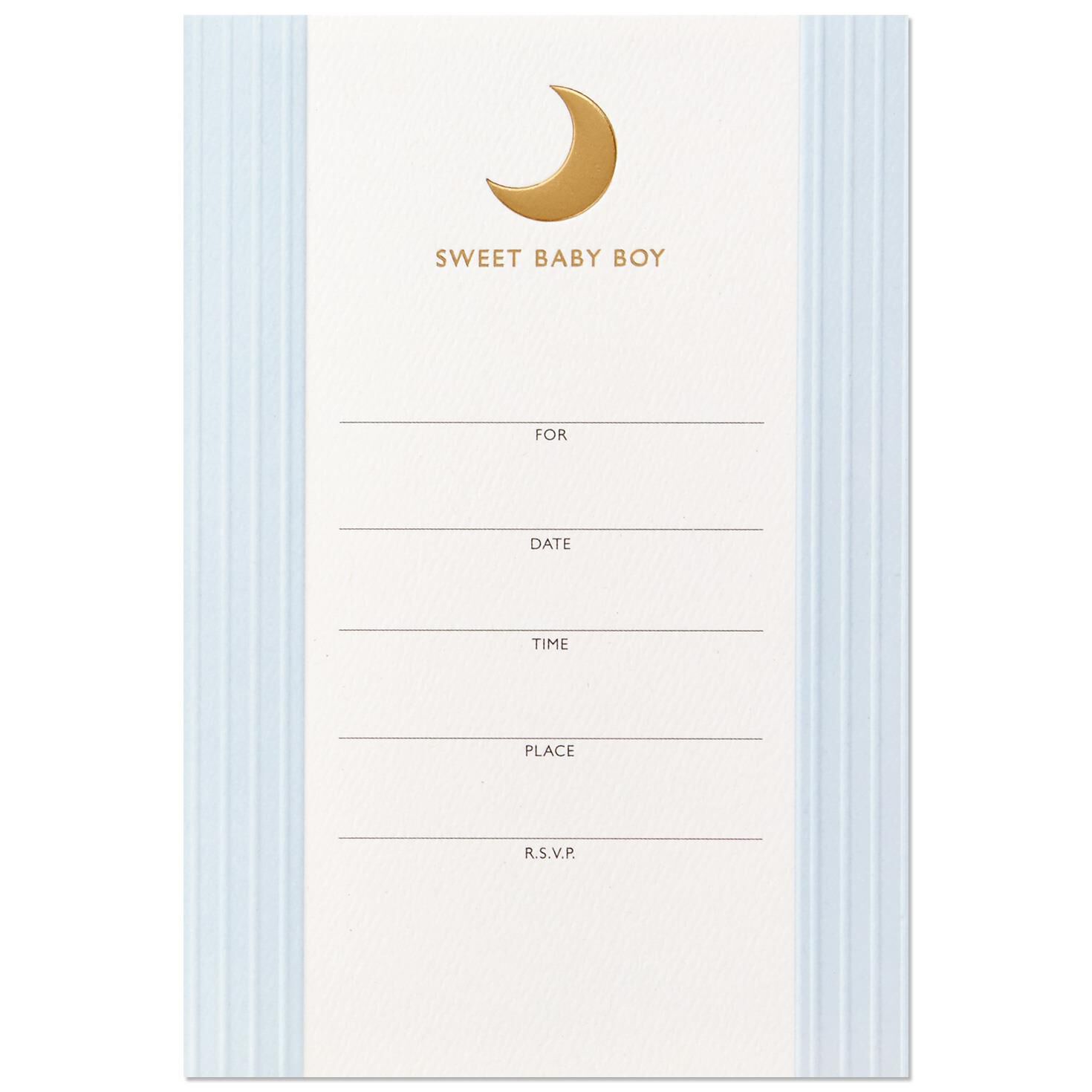 hallmark baby invitations