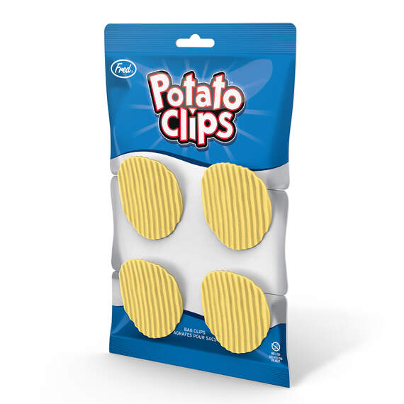 Genuine Fred Potato Chip Bag Clips, Set of 4