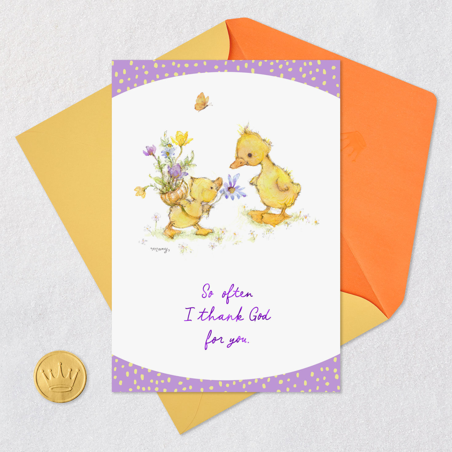 I Thank God for You Easter Card, , large image number 5