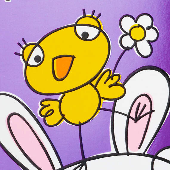 Bunny and Chick Lots of Love Money Holder Easter Card, , large image number 4