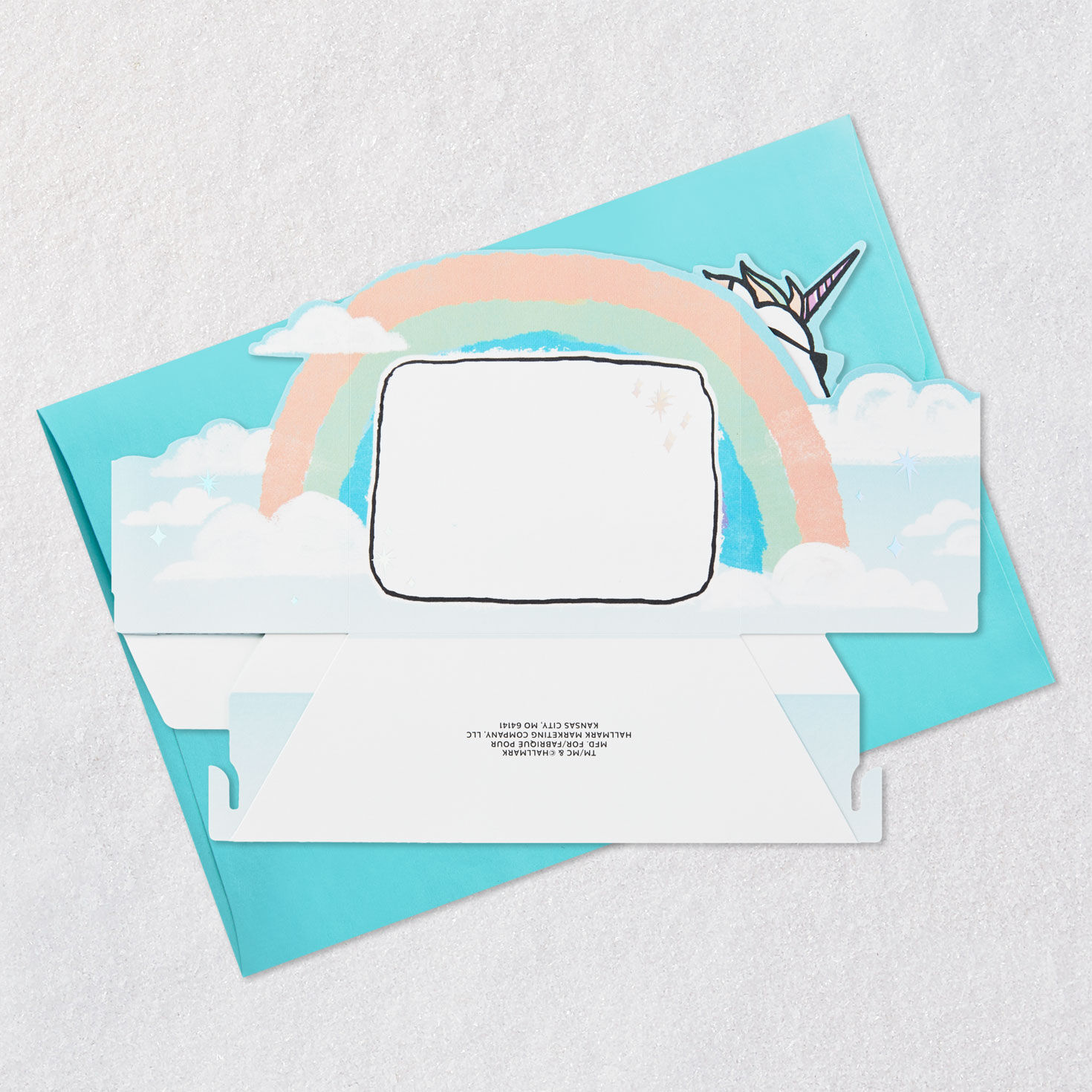 Even Unicorns Believe in You Funny Pop-Up Card, , large image number 7
