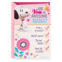 Peanuts® Snoopy Awesome Nana Checklist Mother's Day Card, , large image number 1