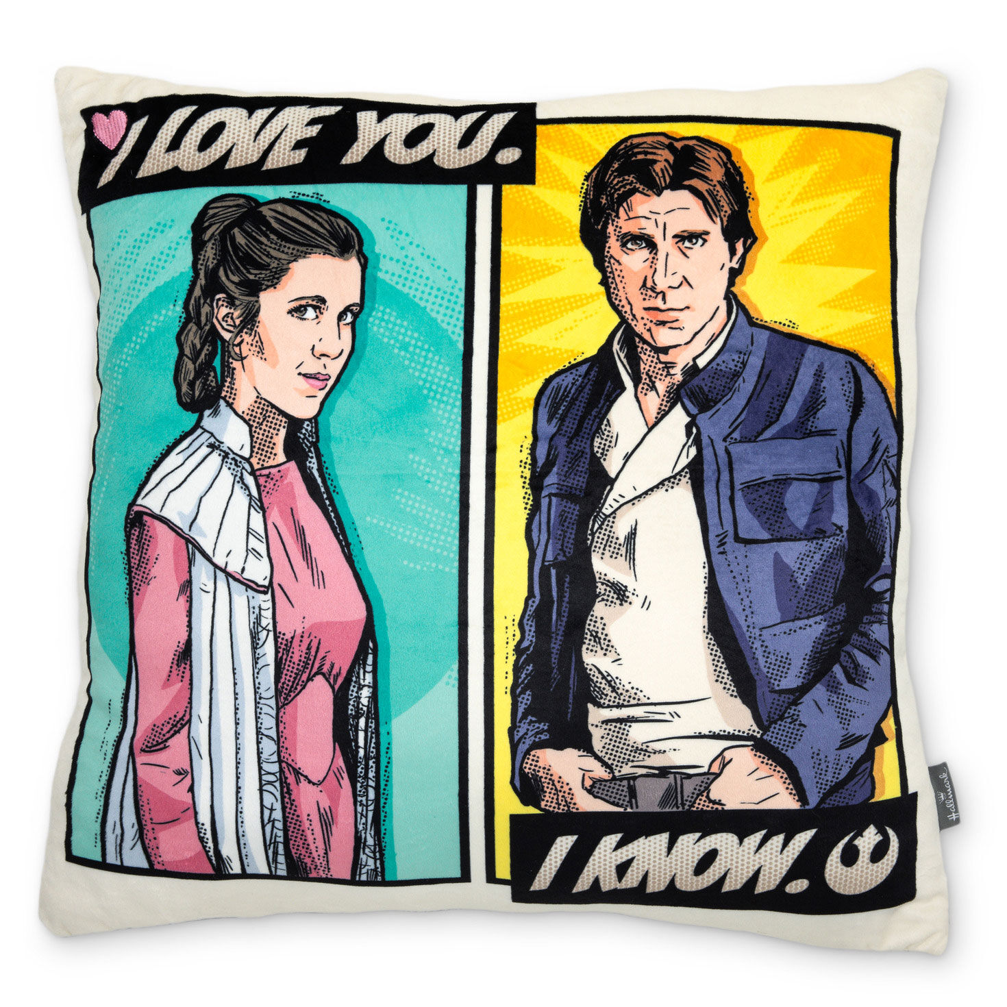 Star Wars™ Han Solo™ and Princess Leia™ Pillow With Sound