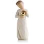Willow Tree Keepsake Girl With Gold Heart Figurine, 5.5”, , large image number 1