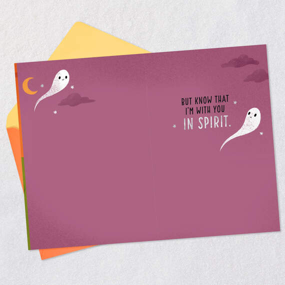 Over Six Feet Apart, But With You in Spirit Halloween Card, , large image number 3