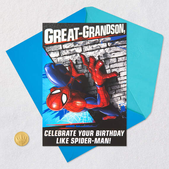 Marvel Spider-Man Fun and Adventure Birthday Card for Great-Grandson, , large image number 5