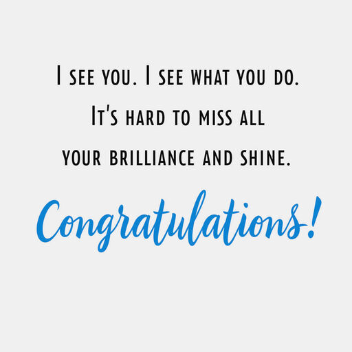 That's What I'm Talkin' About Congratulations Card, 