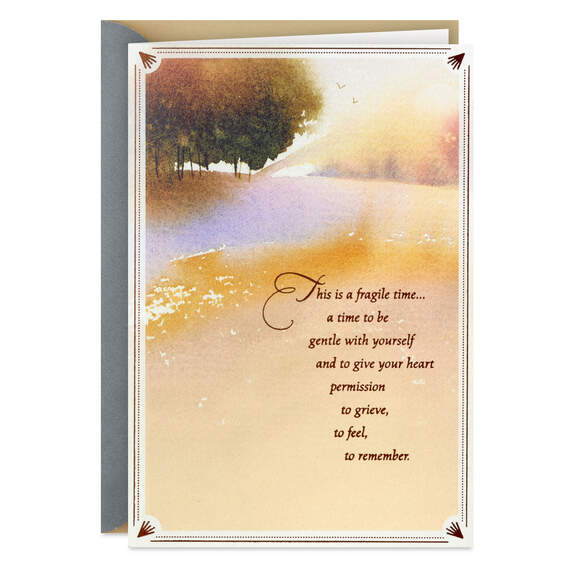 Be Gentle With Yourself Sympathy Card, , large image number 1