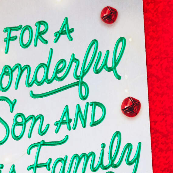 Love You All Christmas Card for Son and Family, , large image number 5