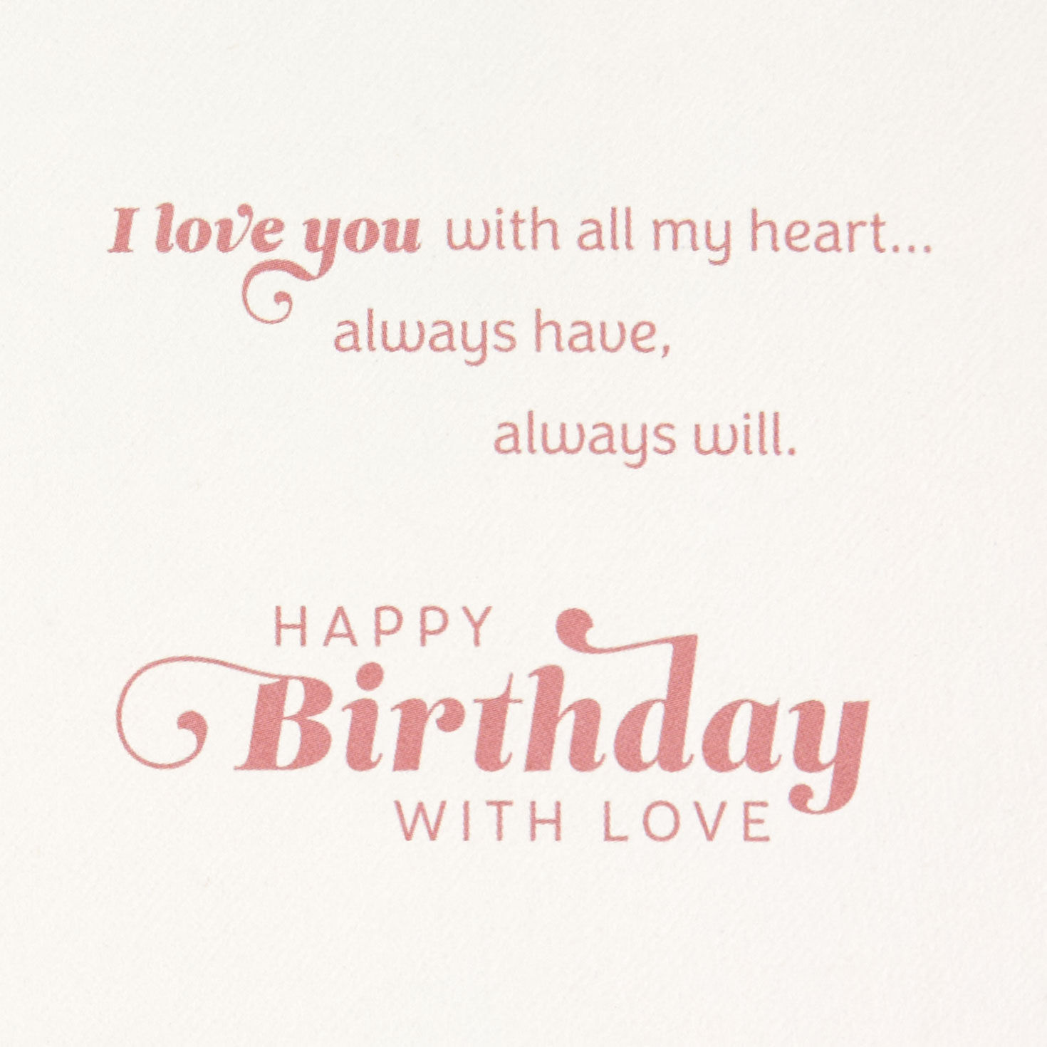 Flowers on Pink Wife Birthday Card Sentiment image number 3