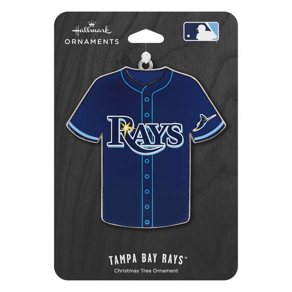 MLB Tampa Bay Rays™ Baseball Jersey Metal Hallmark Ornament, , large image number 4