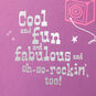 Cool and Fun and Fabulous Girl Birthday Card, , large image number 2