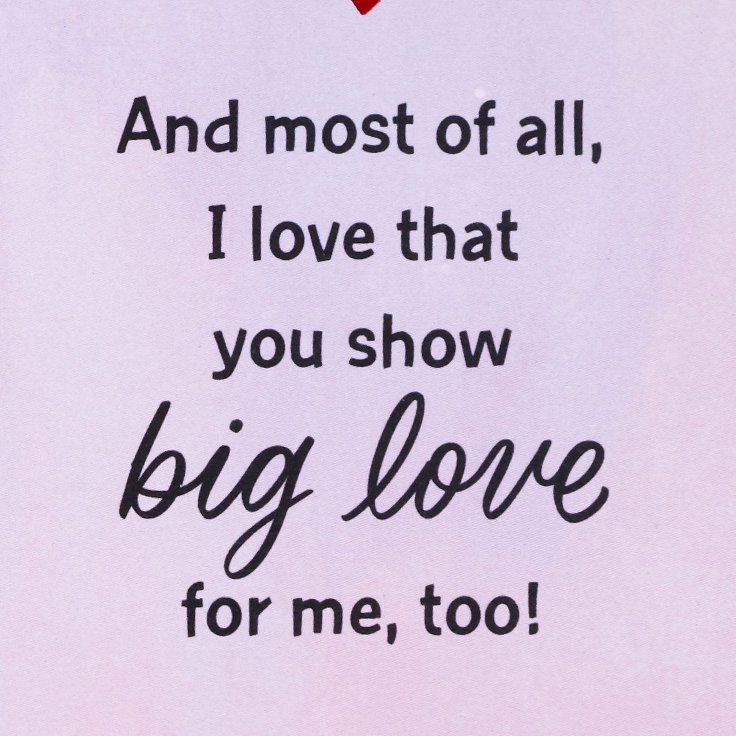 BigTime Love Valentine's Day Card Greeting Cards Hallmark