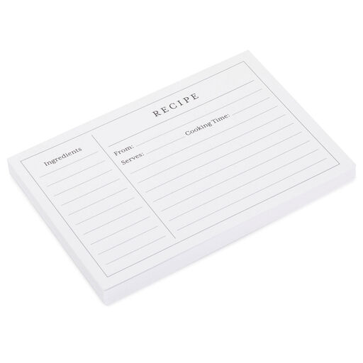 Standard Recipe Cards, Pack of 36, 
