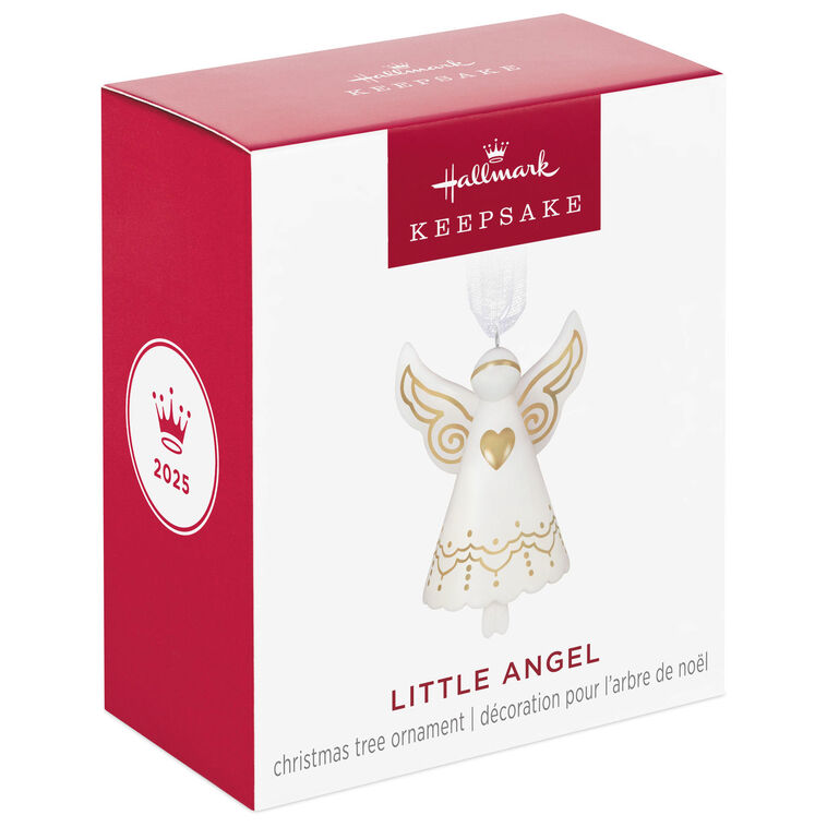 Mini Little Angel Porcelain Ornament, 1.25", , large image number 7