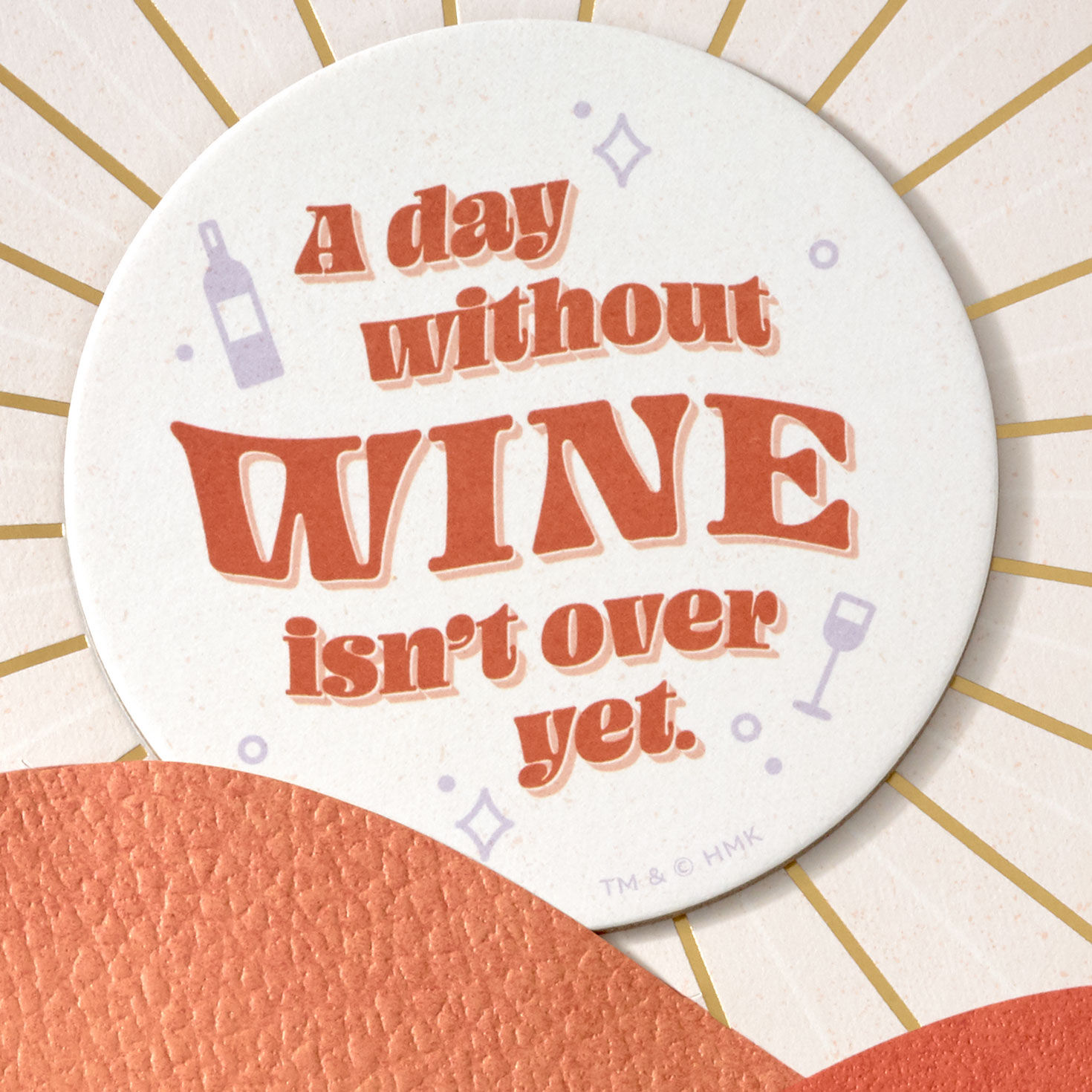 A Day Without Wine Funny Birthday Card With Coaster for only USD 6.99 | Hallmark