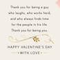Thank You for Being You Valentine's Day Card for Husband, , large image number 3
