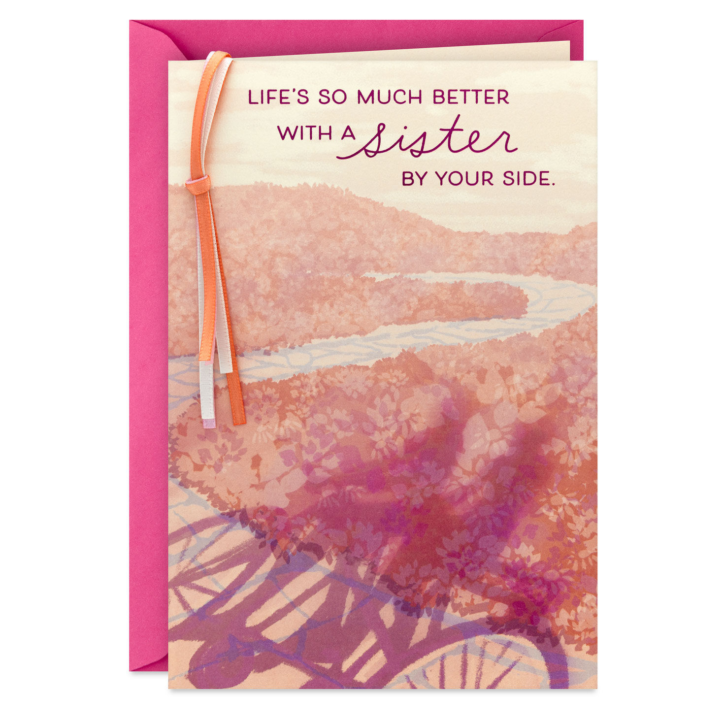 So Grateful You're by My Side Mother's Day Card for Sister