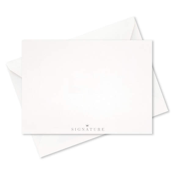 Purple Flowers Blank Thank-You Notes, Box of 8, , large image number 4