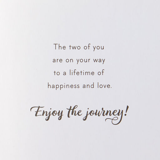 Lifetime of Happiness and Love Wedding Card, 