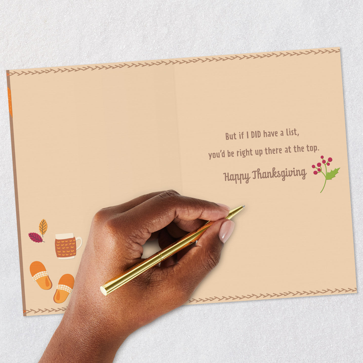 You're Top of the Gratitude List Thanksgiving Card for only USD 3.59 | Hallmark