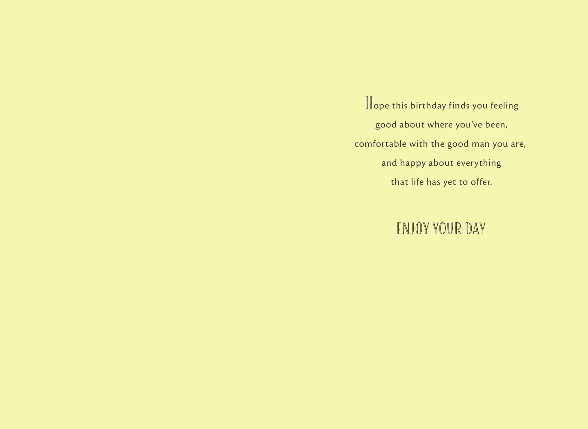 Man Fishing Birthday Card