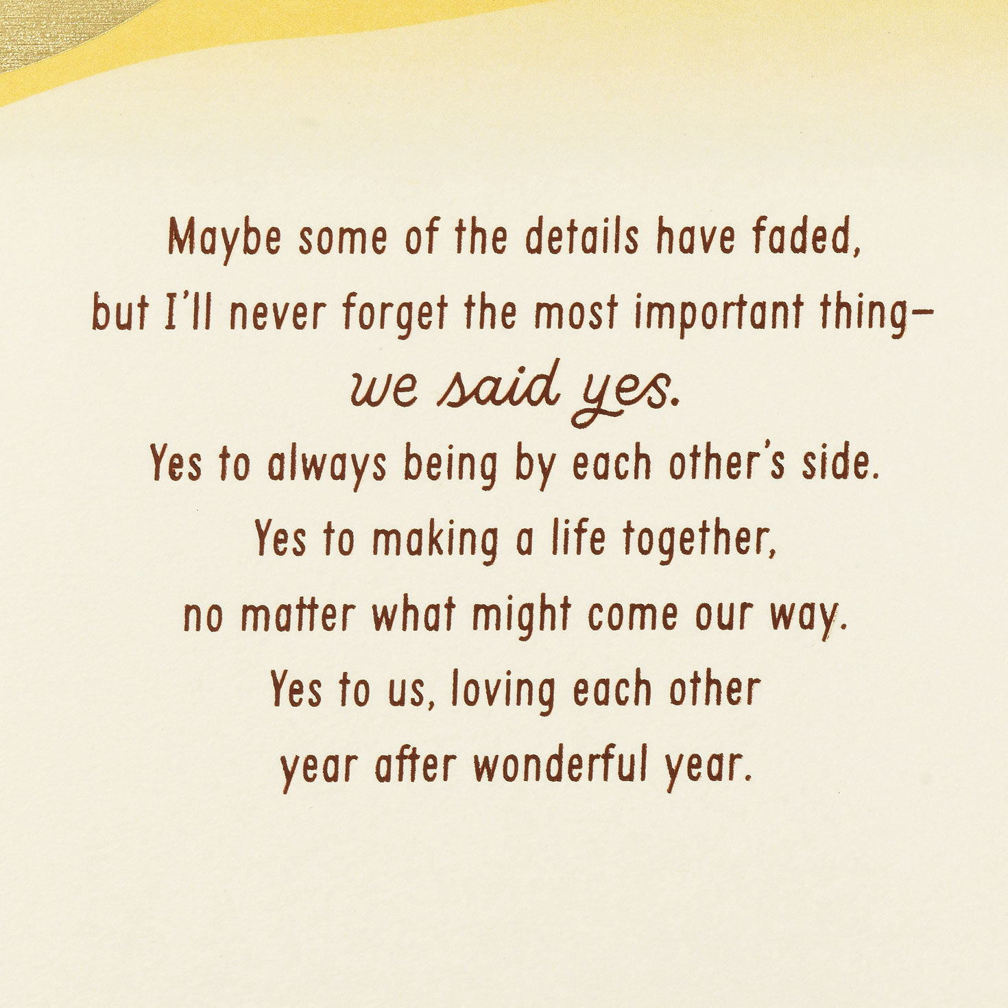 My Heart Still Says Yes 50th Anniversary Card for only USD 5.59 | Hallmark