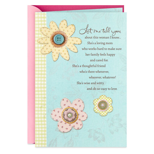 Wonderful Woman and Mom Mother's Day Card for Friend, 