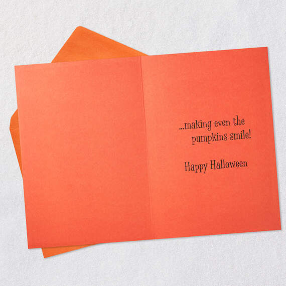 You Make Pumpkins Smile Halloween Card, , large image number 3
